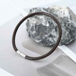 vidaXL Kožená šnúrka Tmavohnedá Ø4 mm x 50 m Koža – Obrázok 3