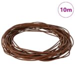 vidaXL Kožená šnúrka Svetlohnedá Ø1 mm x 10 m Koža – Obrázok 7