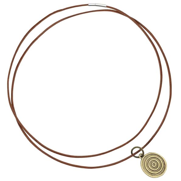 vidaXL Kožená šnúrka Svetlohnedá Ø2 mm x 10 m Koža – Obrázok 4