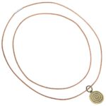 vidaXL Kožená šnúrka Hnedá Ø1 mm x 5 m Koža – Obrázok 4