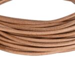 vidaXL Kožená šnúrka Hnedá Ø2,5 mm x 10 m Koža – Obrázok 2