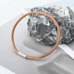 vidaXL Kožená šnúrka Hnedá Ø5 mm x 50 m Koža – Obrázok 3