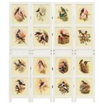 vidaXL Romdivider Panel Biela 212 x 165 cm MDF – Obrázok 2