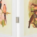 vidaXL Romdivider Panel Biela 212 x 165 cm MDF – Obrázok 5