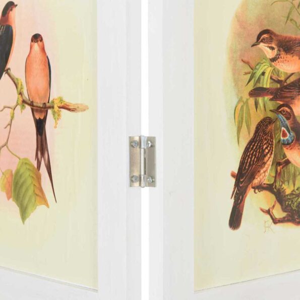 vidaXL Romdivider Panel Biela 212 x 165 cm MDF – Obrázok 5