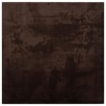 vidaXL Kusové koberce Štvorcový HUARTE Hnedá 120 x 120 cm Polyester – Obrázok 2
