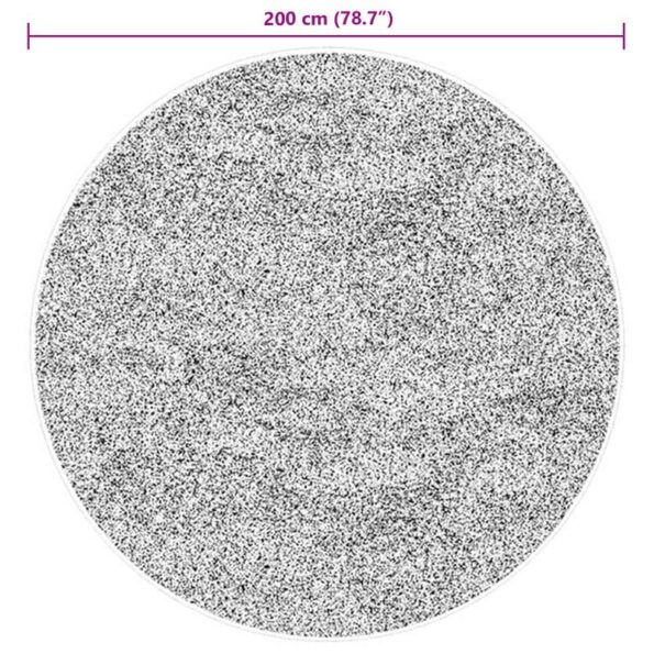 vidaXL Kusové koberce Okrúhly HUARTE Hnedá Ø 200 CM – Obrázok 10