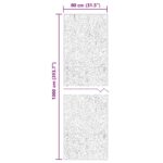 vidaXL Kusové koberce Obdĺžnikový HUARTE Biely 1000 x 80 cm Polyester – Obrázok 10