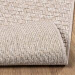 vidaXL Kusové koberce Štvorcový FARO Krémová 200 x 200 cm Polyester – Obrázok 4