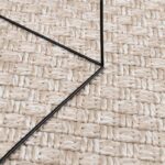 vidaXL Kusové koberce Štvorcový FARO Krémová 200 x 200 cm Polyester – Obrázok 5