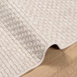 vidaXL Kusové koberce Štvorcový FARO Krémová 200 x 200 cm Polyester – Obrázok 6