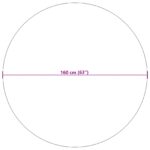 vidaXL Kusové koberce Okrúhly PALMERAS Béžová Ø 160 CM Polyester – Obrázok 8