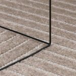 vidaXL Kusové koberce Okrúhly PALMERAS Béžová Ø 200 CM Polyester – Obrázok 5