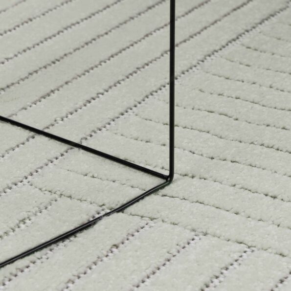 vidaXL Kusové koberce Štvorcový HUARTE Zelená 120 x 120 cm Polyester – Obrázok 5