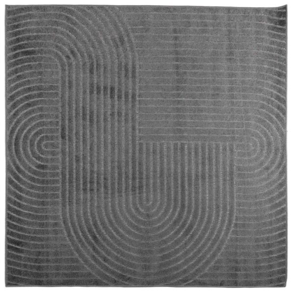 vidaXL Kusové koberce PALMERAS Antracit 200 x 200 cm Polyester – Obrázok 2
