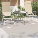 vidaXL Kusové koberce Štvorcový PALMERAS Krémová 200 x 200 cm – Obrázok 3