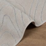 vidaXL Kusové koberce Štvorcový PALMERAS Krémová 200 x 200 cm – Obrázok 5