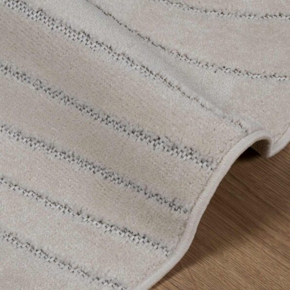 vidaXL Kusové koberce Okrúhly Krémová Ø 200 CM – Obrázok 5