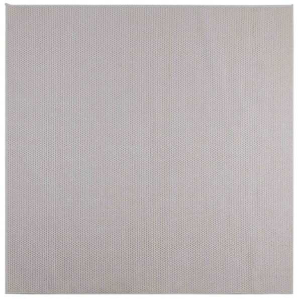vidaXL Kusové koberce Štvorcový LUGO Krémová 120 x 120 cm Polyester – Obrázok 2