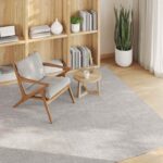vidaXL Kusové koberce Štvorcový LUGO Krémová 120 x 120 cm Polyester – Obrázok 3