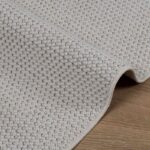 vidaXL Kusové koberce Štvorcový LUGO Krémová 120 x 120 cm Polyester – Obrázok 4