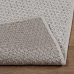 vidaXL Kusové koberce Štvorcový LUGO Krémová 120 x 120 cm Polyester – Obrázok 5