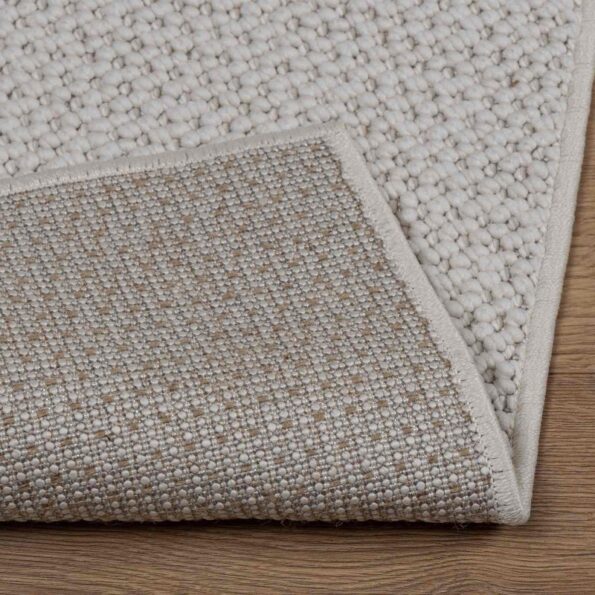 vidaXL Kusové koberce Štvorcový LUGO Krémová 120 x 120 cm Polyester – Obrázok 5