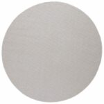 vidaXL Kusové koberce Okrúhly LUGO Krémová Ø 200 CM Polyester – Obrázok 2
