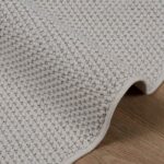 vidaXL Kusové koberce Okrúhly LUGO Krémová Ø 200 CM Polyester – Obrázok 4