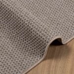 vidaXL Kusové koberce Obdĺžnikový LUGO Sivohnedá 80 x 150 cm Polyester – Obrázok 6