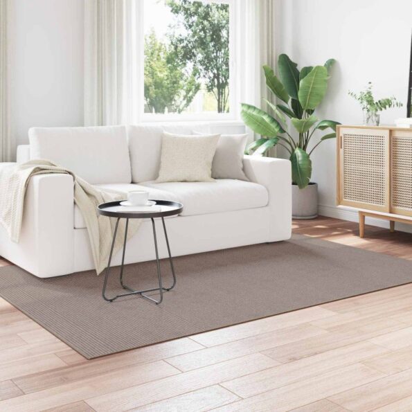 vidaXL Kusové koberce Obdĺžnikový LUGO Sivohnedá 140 x 200 cm – Obrázok 3