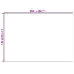vidaXL Kusové koberce Obdĺžnikový LUGO Sivohnedá 140 x 200 cm – Obrázok 8