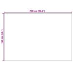 vidaXL Kusové koberce Obdĺžnikový LUGO Sivohnedá 160 x 230 cm – Obrázok 8