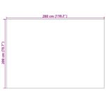 vidaXL Kusové koberce Obdĺžnikový Krémová 280 x 200 cm – Obrázok 8