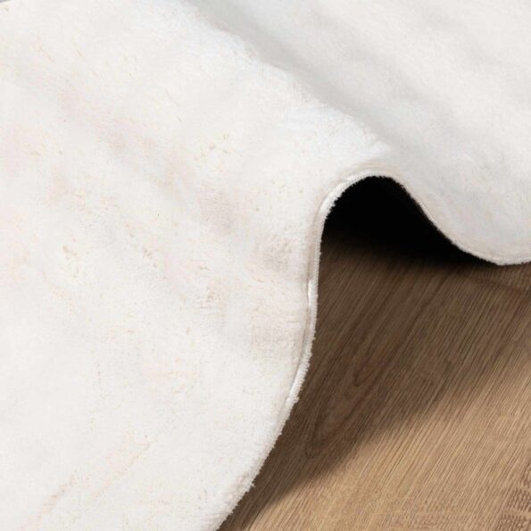 vidaXL Kusové koberce Štvorcový SIROLO Krémová 200 x 200 cm Polyester – Obrázok 5
