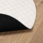vidaXL Kusové koberce Okrúhly SIROLO Krémová Ø 200 CM Polyester – Obrázok 4