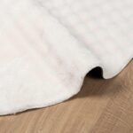 vidaXL Kusové koberce Okrúhly SIROLO Krémová Ø 200 CM Polyester – Obrázok 5