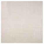 vidaXL Kusové koberce Štvorcový SIROLO Béžová 240 x 240 cm Polyester – Obrázok 2