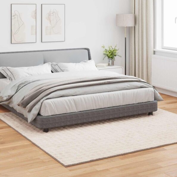 vidaXL Kusové koberce Štvorcový SIROLO Béžová 240 x 240 cm Polyester – Obrázok 3