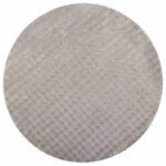 vidaXL Kusové koberce Okrúhly SIROLO Piesková Ø 120 CM Polyester – Obrázok 2