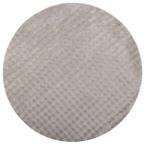 vidaXL Kusové koberce Okrúhly SIROLO Piesková Ø 120 CM Polyester – Obrázok 2