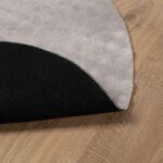 vidaXL Kusové koberce Okrúhly SIROLO Piesková Ø 120 CM Polyester – Obrázok 4
