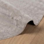 vidaXL Kusové koberce Okrúhly SIROLO Piesková Ø 120 CM Polyester – Obrázok 5