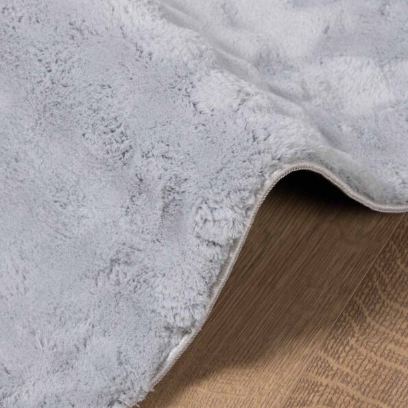 vidaXL Kusové koberce Štvorcový SIROLO Biely 240 x 240 cm Polyester – Obrázok 5