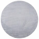 vidaXL Kusové koberce Okrúhly SIROLO Biely Ø 200 CM Polyester – Obrázok 2