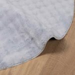 vidaXL Kusové koberce Okrúhly SIROLO Biely Ø 200 CM Polyester – Obrázok 5