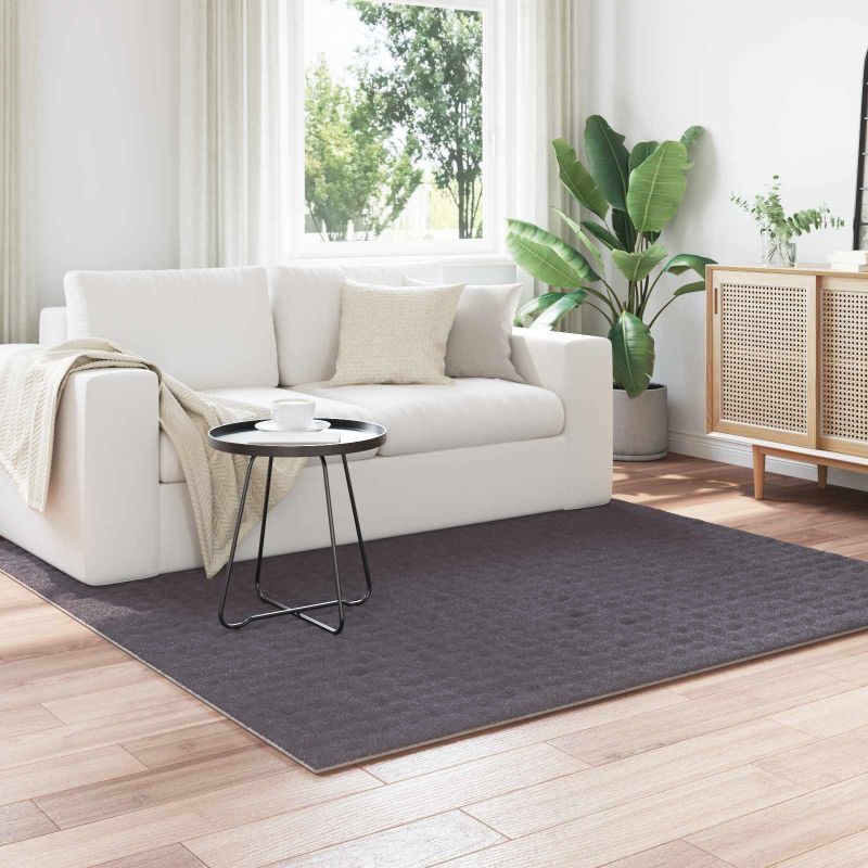 42022786_1.jpg vidaXL Kusové koberce Štvorcový SIROLO Antracit 200 x 200 cm Polyester – Obrázok 1
