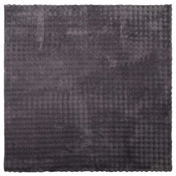 vidaXL Kusové koberce Štvorcový SIROLO Antracit 200 x 200 cm Polyester – Obrázok 2