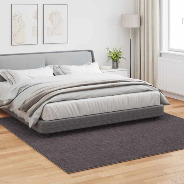 vidaXL Kusové koberce Štvorcový Antracit 240 x 240 cm – Obrázok 3