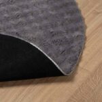 vidaXL Kusové koberce Okrúhly SIROLO Antracit Ø 160 CM Polyester – Obrázok 4